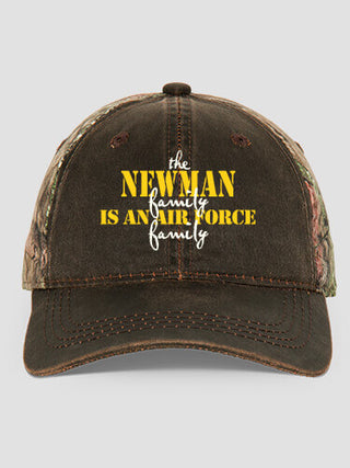 Air Force Family : Embroidered 2-Tone Camo Hats