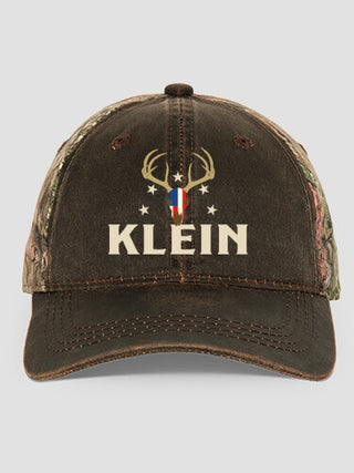 American Hunter : Embroidered 2-Tone Camo Hats