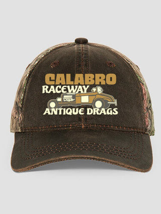 Antique Drag Race : Embroidered 2-Tone Camo Hats