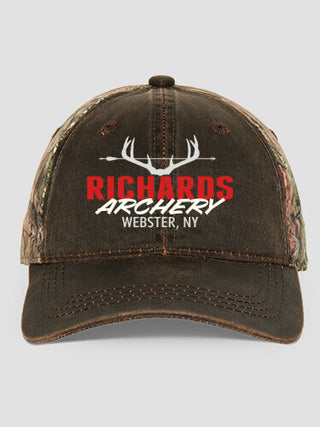 Archery : Embroidered 2-Tone Camo Hats