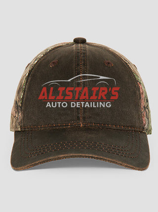 Auto Detailing : Embroidered 2-Tone Camo Hats