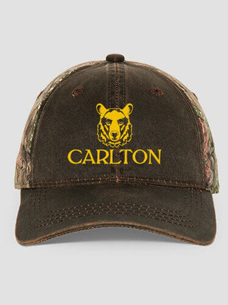 Bear : Embroidered 2-Tone Camo Hats