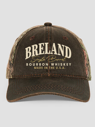 Bourbon Whiskey : Embroidered 2-Tone Camo Hats