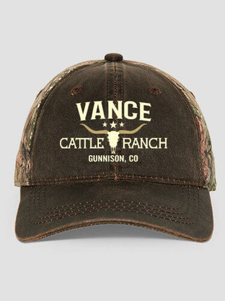 Cattle Ranch : Embroidered 2-Tone Camo Hats
