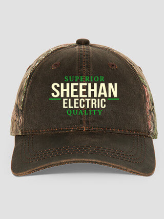 Electric : Embroidered 2-Tone Camo Hats
