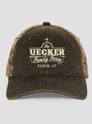 Family Farm : Embroidered 2-Tone Camo Hats