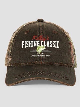 Fishing Classic : Embroidered 2-Tone Camo Hats