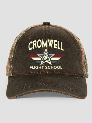 Flight School : Embroidered 2-Tone Camo Hats