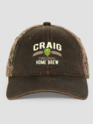 Home Brew : Embroidered 2-Tone Camo Hats