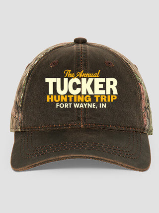 Hunting Trip : Embroidered 2-Tone Camo Hats