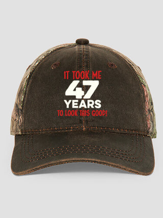 It Took Years : Embroidered 2-Tone Camo Hats