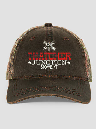 Junction : Embroidered 2-Tone Camo Hats