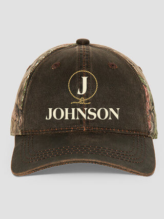 Lasso Monogram : Embroidered 2-Tone Camo Hats