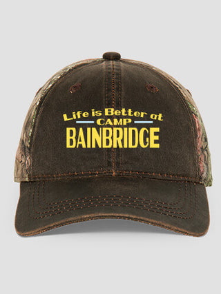 Life Is Better : Embroidered 2-Tone Camo Hats