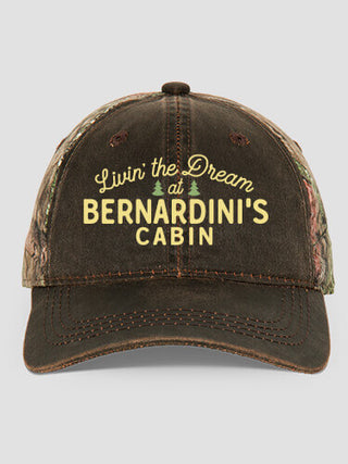 Livin' The Dream Cabin : Embroidered 2-Tone Camo Hats