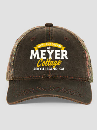 Livin' The Dream Cottage : Embroidered 2-Tone Camo Hats