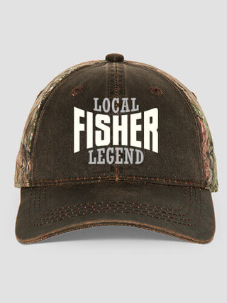 Local Legend : Embroidered 2-Tone Camo Hats