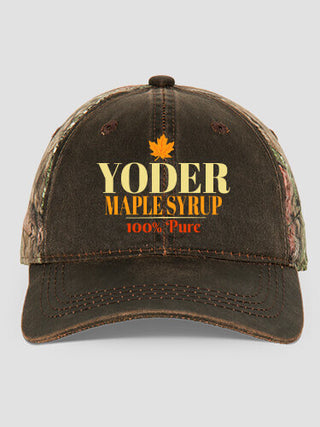 Maple Syrup : Embroidered 2-Tone Camo Hats