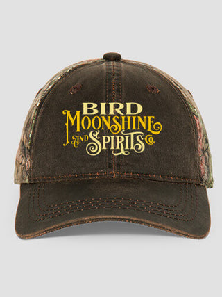 Moonshine and Spirits : Embroidered 2-Tone Camo Hats