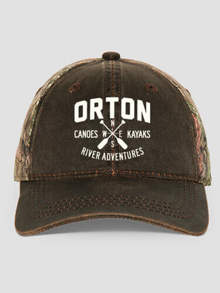 River Adventures : Embroidered 2-Tone Camo Hats
