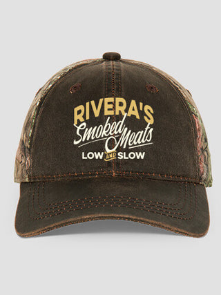 Smoked Meats : Embroidered 2-Tone Camo Hats
