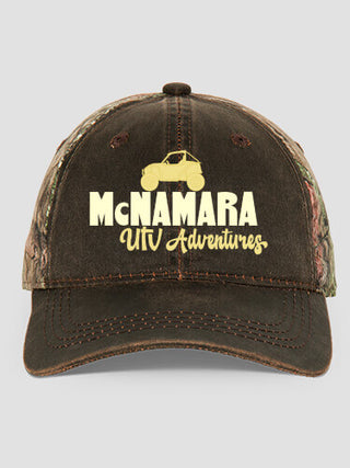 UTV Adventures : Embroidered 2-Tone Camo Hats