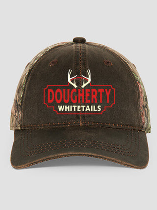 Whitetails : Embroidered 2-Tone Camo Hats