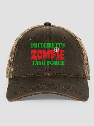 Zombie Task Force : Embroidered 2-Tone Camo Hats