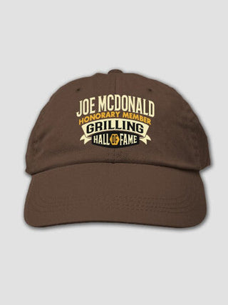 Grilling Hall Of Fame : Embroidered Baseball Hats