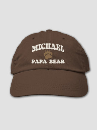 Papa Bear : Embroidered Baseball Hats