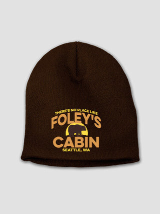 Rustic Cabin : Embroidered Beanies