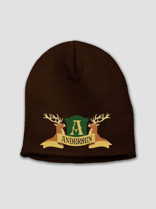 Stag Coat Of Arms : Embroidered Beanies