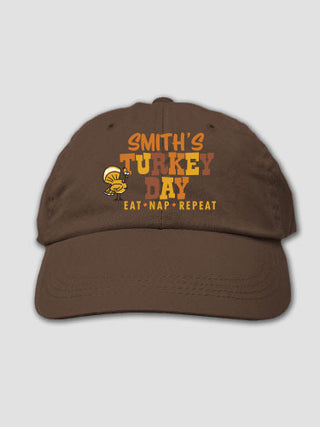 Turkey Day : Embroidered Baseball Hats