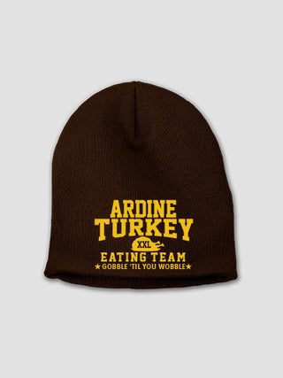 Turkey Eating Team : Embroidered Beanies