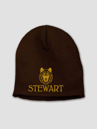 Wolf : Embroidered Beanies