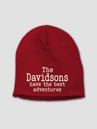 Best Adventures : Embroidered Beanies