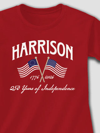 Celebrating 250 Years : Adult Ladies Fitted T-Shirt