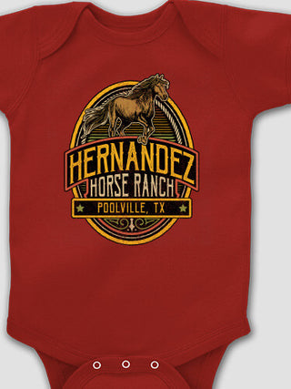 Classic Horse Ranch : Printed Baby Bodysuits