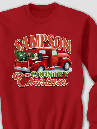 Country Christmas : Printed Sweatshirts