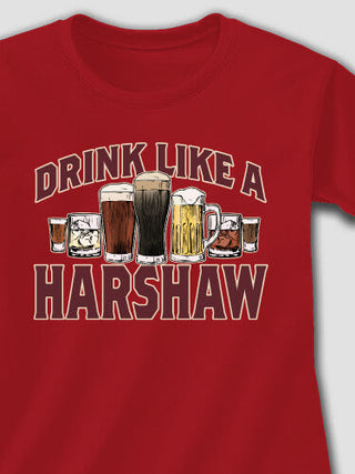 Drink Like A : Adult Ladies Fitted T-Shirt