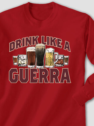 Drink Like A : Printed Long Sleeves