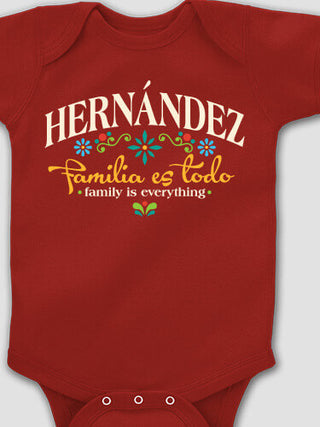 Familia es Todo : Printed Baby Bodysuits