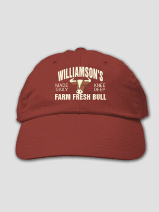 Farm Fresh Bull : Embroidered Baseball Hats
