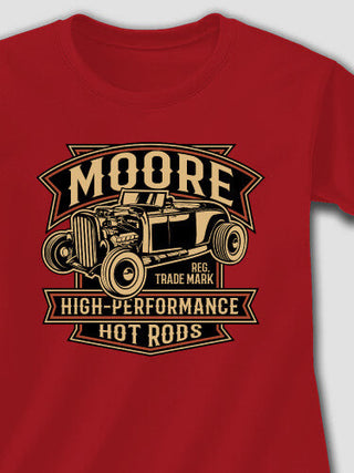 High-Performance Hot Rods : Adult Ladies Fitted T-Shirt