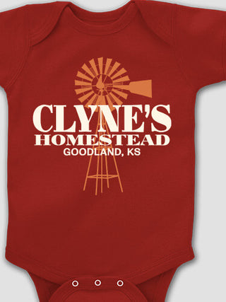 Homestead : Printed Baby Bodysuits