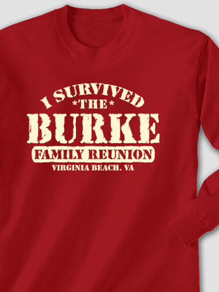 I Survived Reunion : Printed Long Sleeves