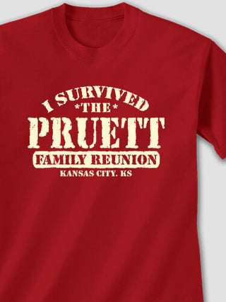 I Survived Reunion : Printed T-Shirts