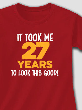 It Took Years : Adult Ladies Fitted T-Shirt