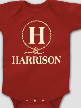 Lasso Monogram : Printed Baby Bodysuits