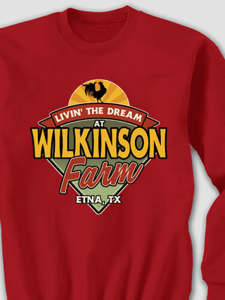 Livin' The Dream Farm : Printed Sweatshirts
